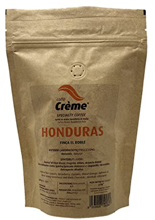 Specialty Coffee in grani - Microlotto HONDURAS Finca El Roble - 100% Arabica per FILTRO - 250 g - Caffè Crème