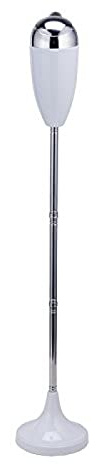 Posacenere Da Esterno Posacenere Chiuso con coperchio Colonna Regolabile per Esterno Interno Portacenere da Terra da 51 cm a 89 cm Posacenere con Piedistallo con Scatola di Sigarette,Bianco
