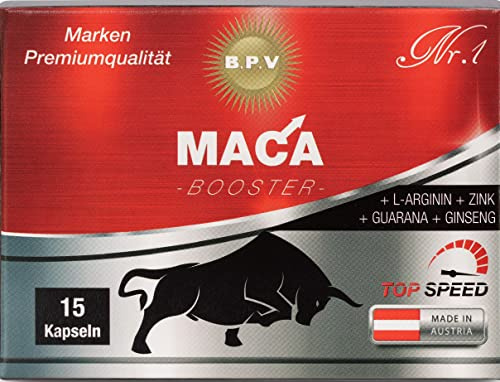 MACA 15 Kapseln- Hardcore Booster - Perfekt geeignet für Sportler und Aktive Männer - Für Lust, Liebe, Leidenschaft und mehr