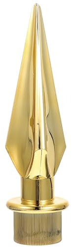 Fahnenmastkopf für den Innenbereich, Ornament, Speerspitze, Flaggenmast, Speerspitze, Speerspitze, Ornament, Fahnenmast, Endkappe, Zylinderhut, kugelförmiger Kunststoff, Büro