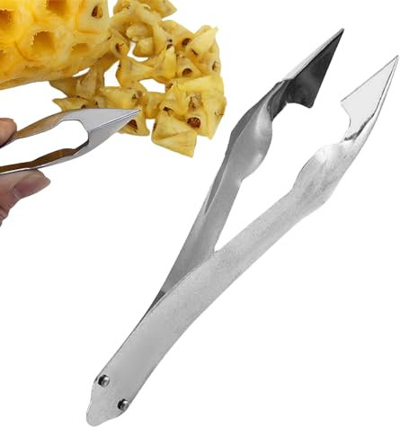 disel Outil de préparation d'ananas, éplucheur d'ananas en acier inoxydable, Silver