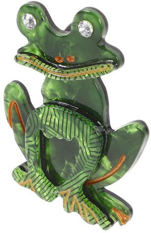 VALICLUD Frosch Brosche Tier Anstecknadel Cartoon Design Modisch Strapazierfähig Für Kleidung Schal Hut Unisex Zubehör Geschenk