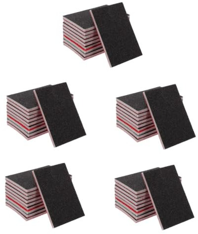 Gatuida 50pezzi Spugne Abrasive Per Levigatura Tamponi Per Finitura Di Mobili Auto e Metalli Design Ergonomico e Efficiente Per Levigatura Uniforme