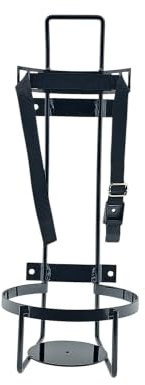 Mobiak - Supporto estintore per auto con cinghia per estintore 9-12 kg / 9-12 l