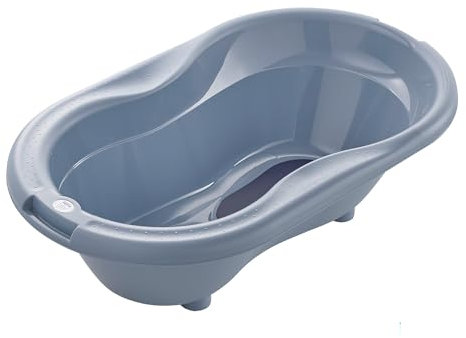 Rotho Babydesign Top Bañera – Reciclada – Bañera de bebé – Bañera infantil – Bañera de ducha – Azul