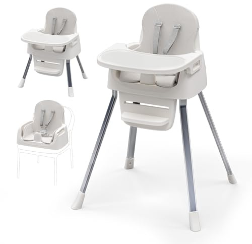 Portable Baby Highchair for Months Infants and Toddlers with 5 Point Harness Convertible Comfortable Seat for Cozy Eating Table Sit Up High Chair and Seats for Sitting Up Back Booster Feeding Chairs