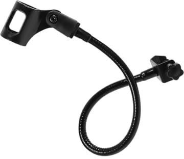 HONITANO Soporte de Micrófono Flexible Ajustable con Brazo de Cuello de Cisne Diseño y Portátil para Podcasting