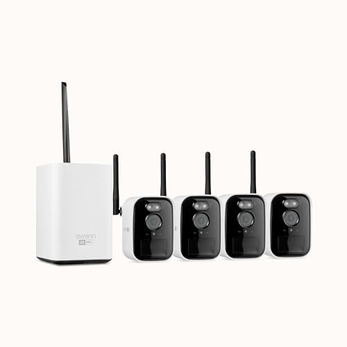 MaxRanger4K™ Mini sistema di sicurezza wireless a lungo raggio con 4 telecamere