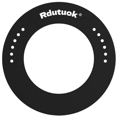 Rdutuok Anillo envolvente para tablero de dardos, 5 unidades, protector de pared de EVA para dianas de tamaño estándar para evitar daños en la pared con la placa protectora de pared