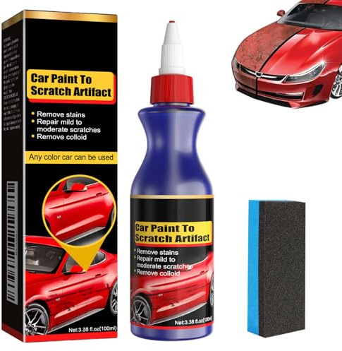Scratch Remover Wax, Auto Kratzer Entferner, Autopolitur Kratzer Entfernen, Kratzer Entferner Auto, Auto Kratzerentferner Polierpaste für Auto Verschiedene Oberflächen Remove All Scratches