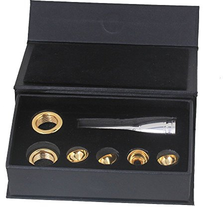 lyws Messing Gold, versilberte Trompete Mundstück 3 C, 2 C 2B 3B Trompete Teil