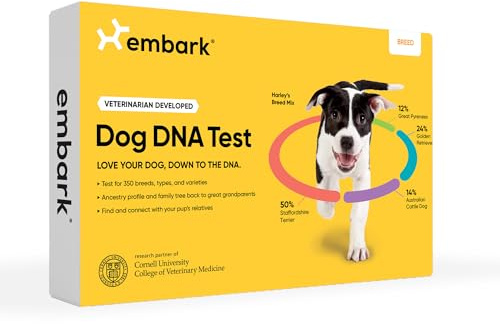 Ombark rasidentifieringssats – mest exakta DNA-testkit för hund – 99 % ras anstur noggrannhet för blandade raser hundar – plus relativ sökare och släktträd