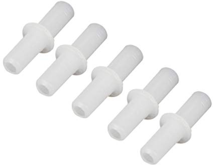 Vosarea 10 Stück 4 mm Winkel, gerade, für Luftventil, aus Kunststoff, Rohrleitung, für Aquarium-Fische