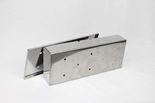 YNNI KAMADO TQYH Universal Stainless Steel Smoke Box for Woodchips BBQ OvenTray Tool Accessory