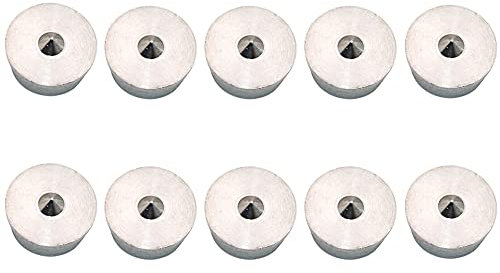 10 Stück Holzdübel und Dübelstifte, Mittelausrichtung, Werkzeug-Set, 6-12 mm, Mittelpunkte, Dübel, Positionierung für Holzrillenstopfen, Möbel, Holzrahmen-Befestigung (12 mm)