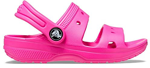 Crocs Classic Sandal T, Sandali Unisex - Bambini e Ragazzi, Juice, 24/25 EU