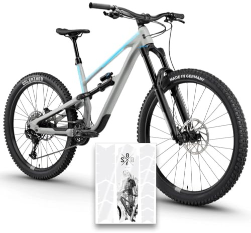 unleazhed Bike Protection BP01 S Frame eBike sons of Battery Black Glossy | Pellicola protettiva per telaio per mountain bike | Made in Germany | set di protezione telaio da 10 pezzi | estremamente