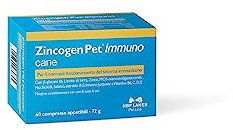 NBF Lanes | Zincogen Pet Immuno Hund, 60 Tabletten für die normale Funktion des Immunsystems des Hundes