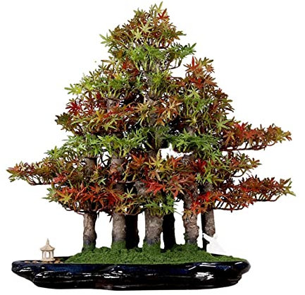 Künstlicher Bonsai-Baum Künstlicher Bonsai-Baum, grün, große Dekoration, Simulation, Willkommenskiefer, Bonsai-Baum, Büro, Wohnzimmer, Desktop-Dekoration, künstlicher Topf-Kunstbaum Bonsai Kunstpflanz