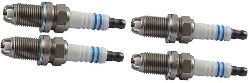 ROBUST 4x Zündkerzen für Audi A3 A4 A6 Bmw E30 E36 E39 Z3 Chevrolet Astra Corsa Zafira Dacia Logan Sandero Seat Ibiza Leon Skoda Octavia Superb VW Caddy Golf Jetta Transporter Passat Polo 0242235668