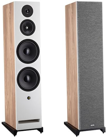 Davis Acoustics Krypton 10 Nordik (Blanche) - Colonne 3 Voies/4 Haut-parleurs - Enceinte Vendue à la Paire