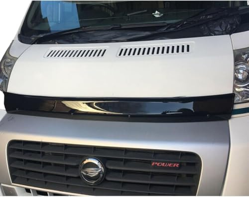 Gloss Black Bonnet Wind Protector Bug Stone Deflector Fits Fiat Ducato/Fits Peugeot Boxer/Fits Citroen Relay [2006-2014]