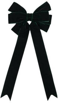 MagiDeal Weihnachtsbaum-Schleife, Weihnachtsschleife, dekorative, Wiederverwendbare, kreative Weihnachtskranz-Schleife für Bar, Kranz, Girlande, für drinnen, GrÜn