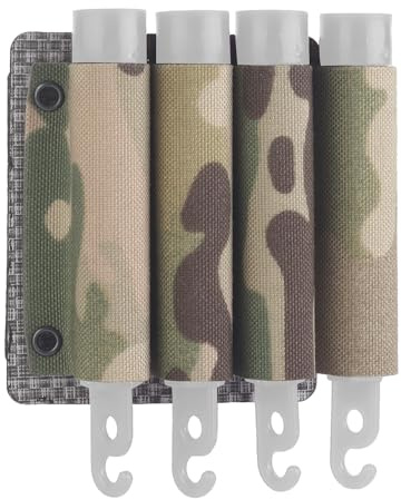 Peminkoo Outdoor Jagdausrüstung Knicklicht Aufbewahrungstasche Stifthalter Airsoft Weste Knicklicht Molle Organizer Halter