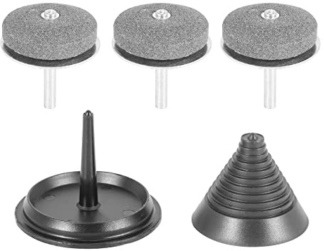 Steowsey Outil D'AffûTage de Lame de Tondeuses à Gazon Kit D'AffûTage D'Accessoires de Perceuse AffûTeuse de Lames de Tondeuse à Gazon pour Perceuse éLectrique et à Main