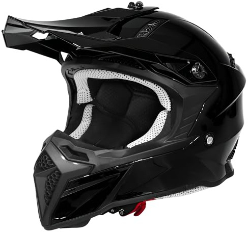 Zorax ZOR-X109 Kids MX Motocross Helmet - Black M(51-52cm)