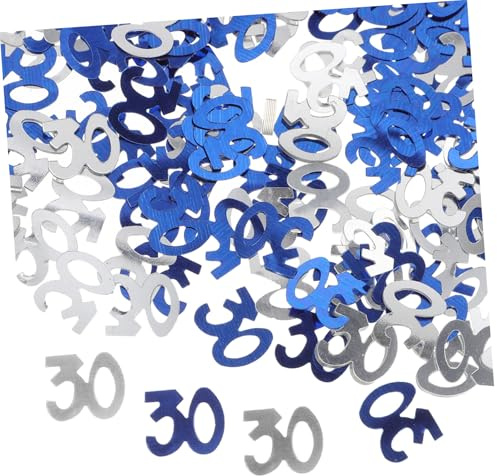 MAJORMENCH 5 Set Coriandoli di Carta Numero per Festa di Compleanno, Decorazione da Tavolo Multiuso per Anniversari e Feste Spargimento Facile