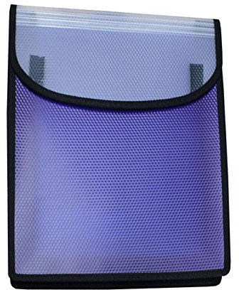 Veloflex 1442458 Sammelbox VELOBAG Kompakt, Heftbox, Sammelmappe, DIN A4, Hochformat, Füllhöhe 40 mm, blau