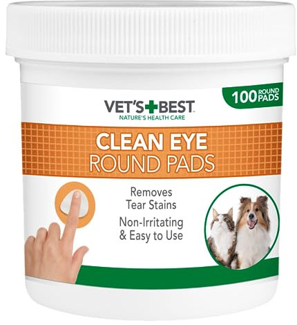 Vet's Best Natural eye cleansing wipes for dogs - 100 disposable wipes