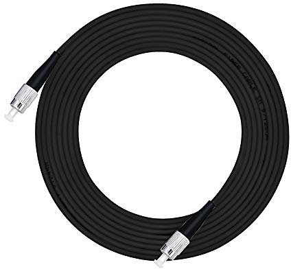Jeirdus 10 Metri FC a FC Outdoor Corazzato Simplex 9/125 SMF Cavo a Fibra Ottica Jumper Cavo di Patch Ottico Singlemode FC-FC