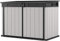 Ondis24 Keter Mülltonnenbox Premier Jumbo, Müllbox 2020L, für 3x240L Mülltonnen, 2 Fahrräder, Gartengeräte, Gartenbox belüftet, Gerätebox & Mülltonnenverkleidung