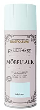 Rust-Oleum Sprühlack Kreidefarbe 400 ml Eukalyptus - Premium Möbellack - ideal für Möbel und Holz - Sprühdose - Holzlack - Spraydose - Lackspray