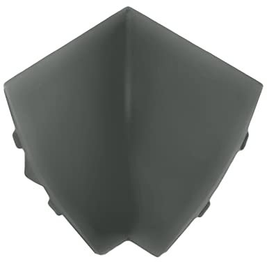 DQ-PP WINKELLEISTE INNENECKE – Oxid – 23 x 23mm – PVC – Küchenleiste Arbeitsplatte Abschlussleiste Leiste Küche Küchenabschlussleiste Wandabschlussleiste Tischplattenleisten