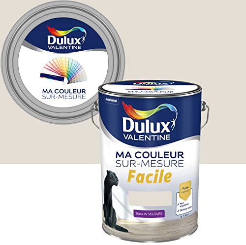 Ma Color Personalizado por Dulux Valentine - Pintura Interior Paredes, Techos, Madera - Fácil de aplicar - Terciopelo de lino claro 5 L