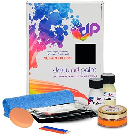 DrawndPaint Ausbesserungslack Lackreparaturset Kratzerentfernung Autolackrapatur Ausbesserung Steinschlägen Kratzern am Auto Lackstift geeignet für Porsche Dunkelblau - Y33, S