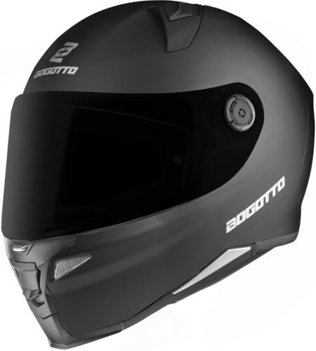 Bogotto FF110B Helm, schwarz matt, XL