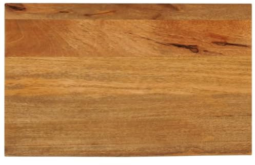 vidaXL Tischplatte, Holzplatte mit Baumkante, Massivholzplatte für Esstisch Couchtisch, Ersatztischplatte, 60x40x3,8cm Massivholz Mango