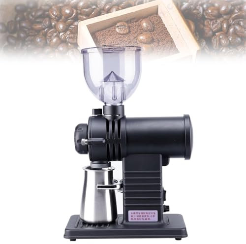 Molinillo De Café En Grano Profesional De 200 W, Molinillo De Café De Acero Inoxidable De 250 G, 2300 Rpm Con Almacén De Granos Anti-salto, 150 G/min, Para Cafetería, Restaurante, Oficina, Hogar