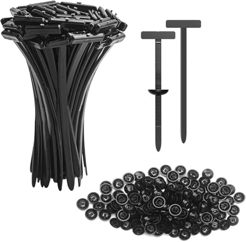 Lot de 100 boucles universelles en nylon pour serre-câbles – Clip de support autobloquant en nylon robuste pour fermeture rapide, Boucles Universelles en Nylon,réparation automobile et usage quotidie