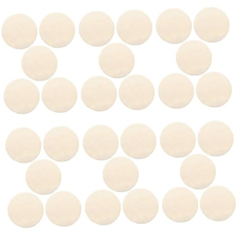 DEARMAMY 30pièces Éponge Exfoliante Naturelle Pour Visage Luffa Pour Gommage De Peau Éponge De Douche Pour Corps Et Spa Beige