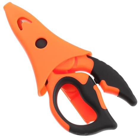 DONFAMDS Cortadores de Alambre Eléctricos Multifuncionales Precisión y Bloqueo para Corte Radial, Mango de Plástico Naranja, Ideales para Aplicaciones DIY y Automotriz
