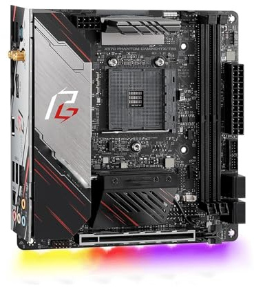 scheda madre Scheda madre X570, Fit For ASROCK Phantom Gaming ITX/TB3, processore AM4 DDR4 da 64 GB, Ryzen 5 5600, 4700, 2600, 3200, PCI-E 4.0 Mini ITX