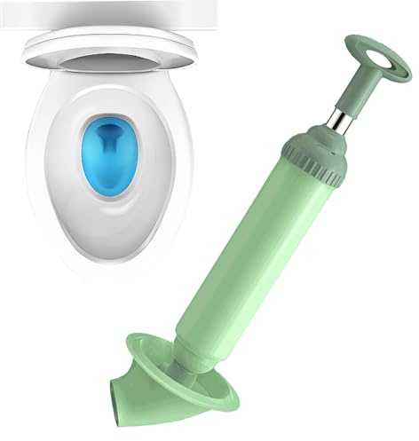 Detergente per WC ad alta pressione - Strumento per intasamento di scarichi e tubi, stantuffo per WC a pressione d'aria | Disintasamento di wc, lavelli e tubazioni, pratico, facile e veloce p