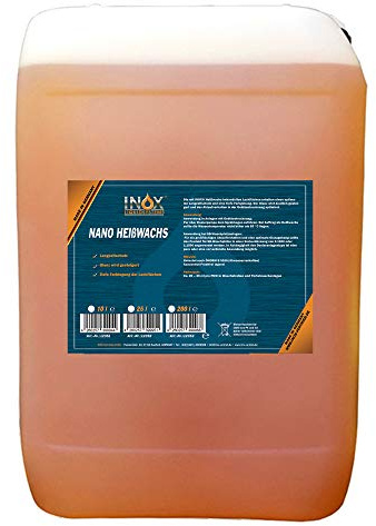 INOX® Nano Heißwachs Konzentrat, 25 Liter – Sprühwachs für Waschstraßen und Waschanlagen, Autowäsche & Lackpflege