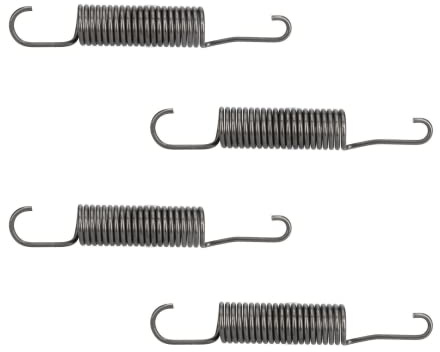 DL-pro Lot de 4 ressorts de tambour compatibles avec Miele 417689 pour machine à laver Meteor Superior EcoLine EuroStar Brillant Argent