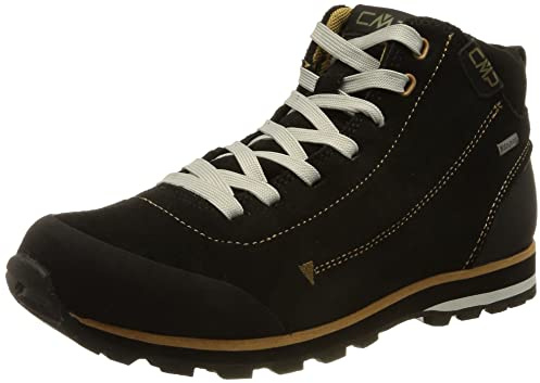 CMP Dam Elettra Mid Hiking skor Wp Walking Shoe, Nero-Amber, 36 EU
